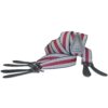 Chevron Bretel rood met Leertjes