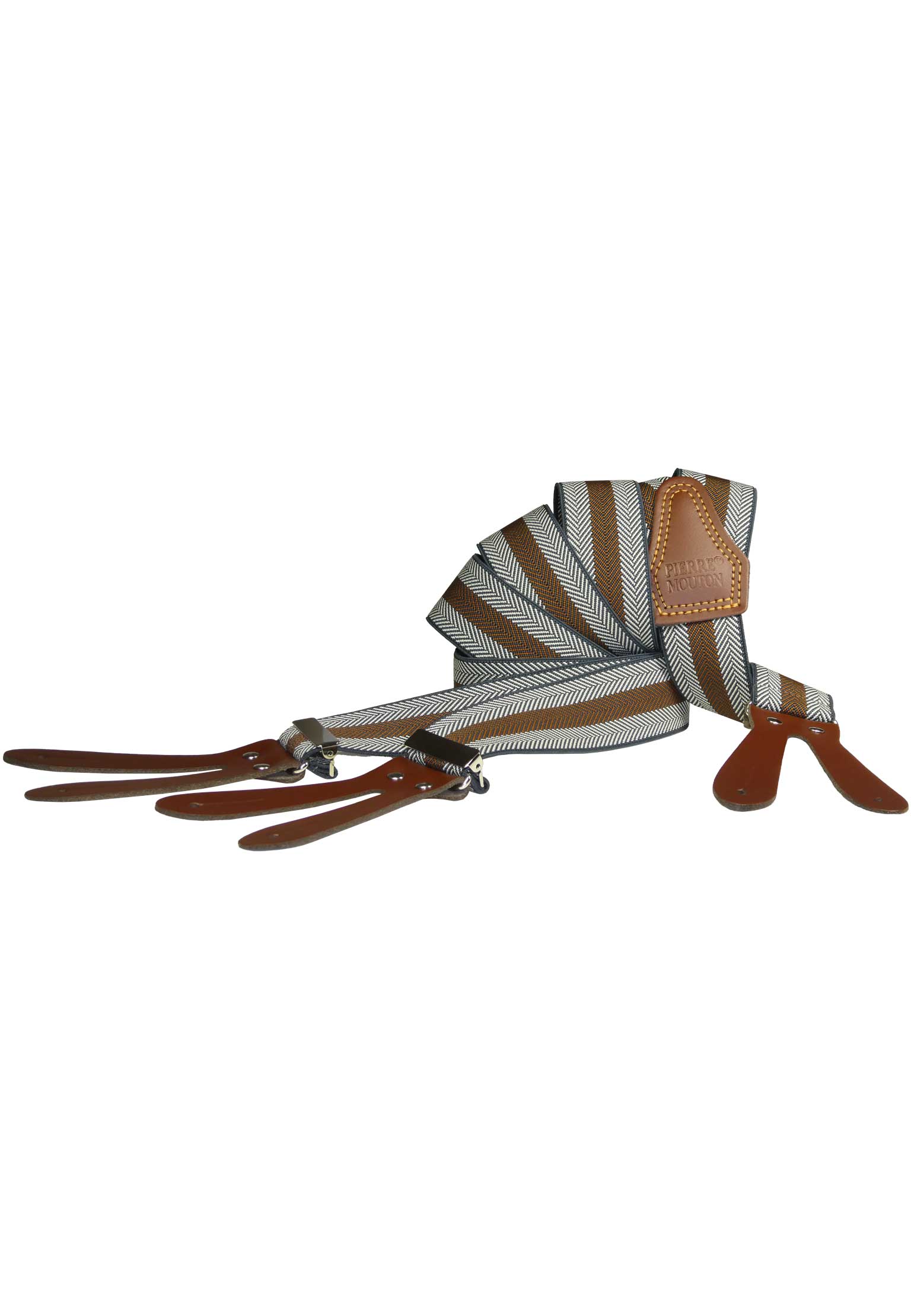 Chevron Bruin met Cognac leertjes