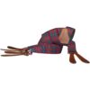 Tartan Bordeaux bretel met leertjes