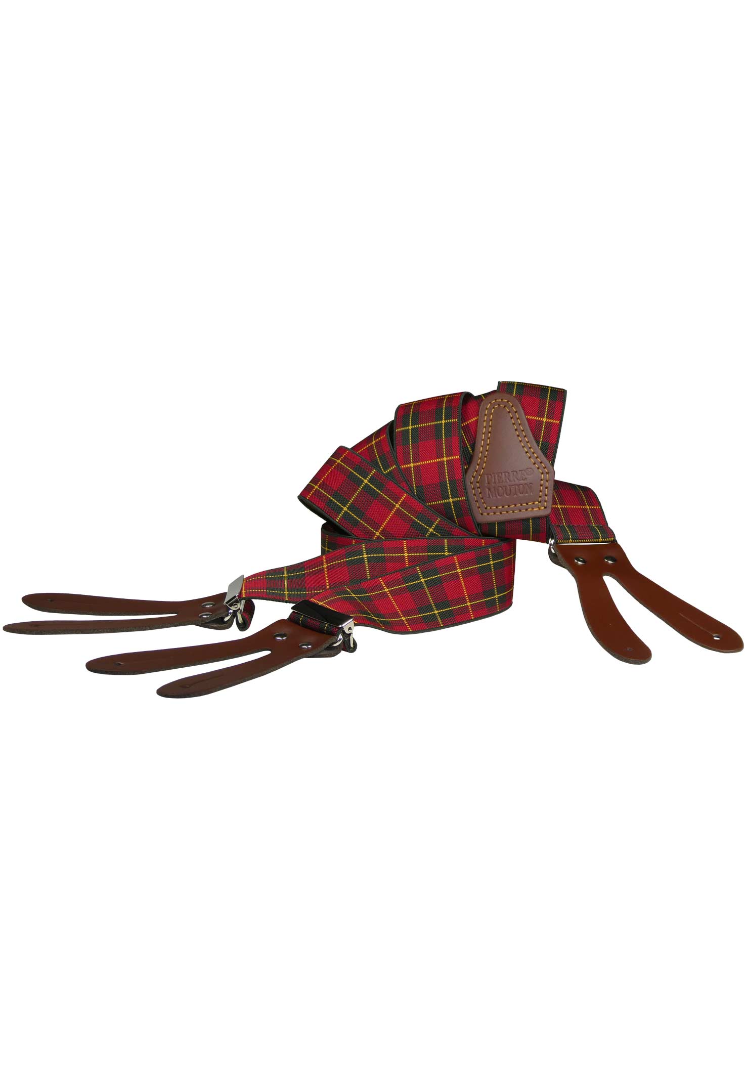 Tartan Rood met Leertjes