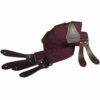 Pin point met leertjes Bordeaux